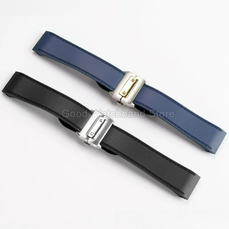 Cartier Watch Santos - Correa de reloj de goma de