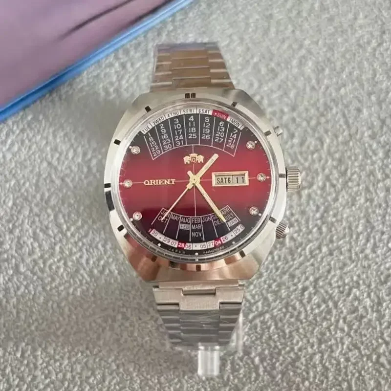 Seiko Watch Presage - Reloj Mecánico Automático Orient 118A, Esfera