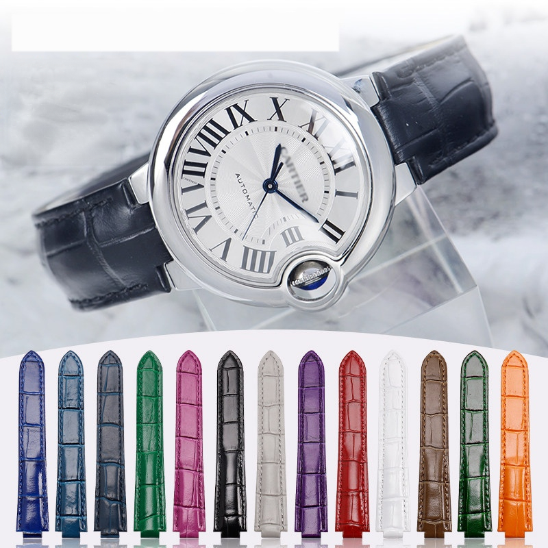 Cartier Watch Ballon Bleu - Correa de reloj de piel de