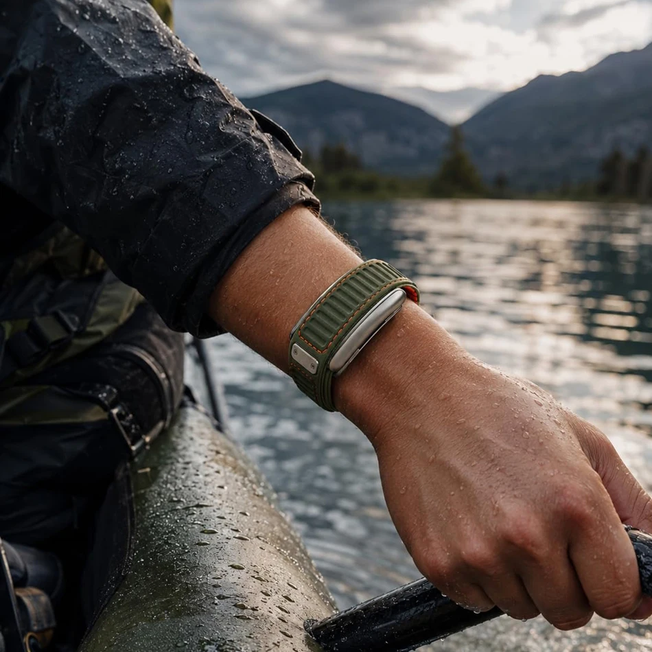 Correa de reloj de nailon y si - Sport Loop Velcro reseña y precio