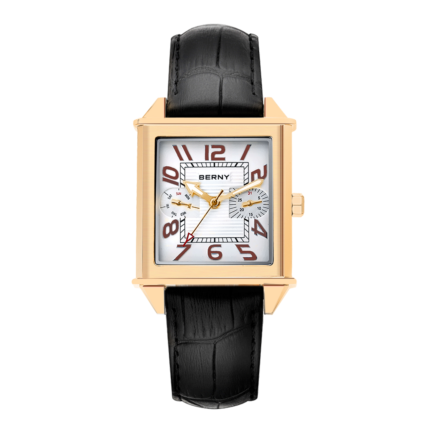 Reloj de Cuarzo BERNY 6P25 par - Cartier Watch Tank reseña y precio