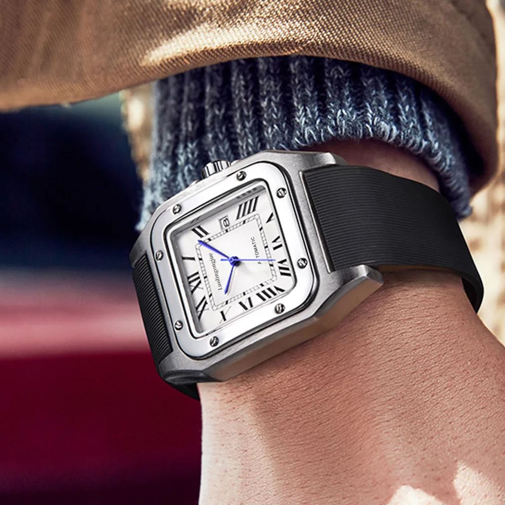 Reloj mecánico automático cuad - Cartier Watch Tank reseña y precio