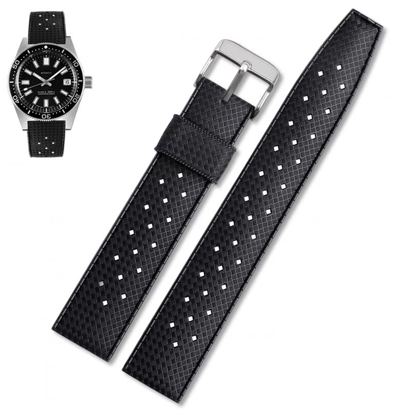 Correa de goma Tropic de 20mm  - Suede Strap Watch reseña y precio