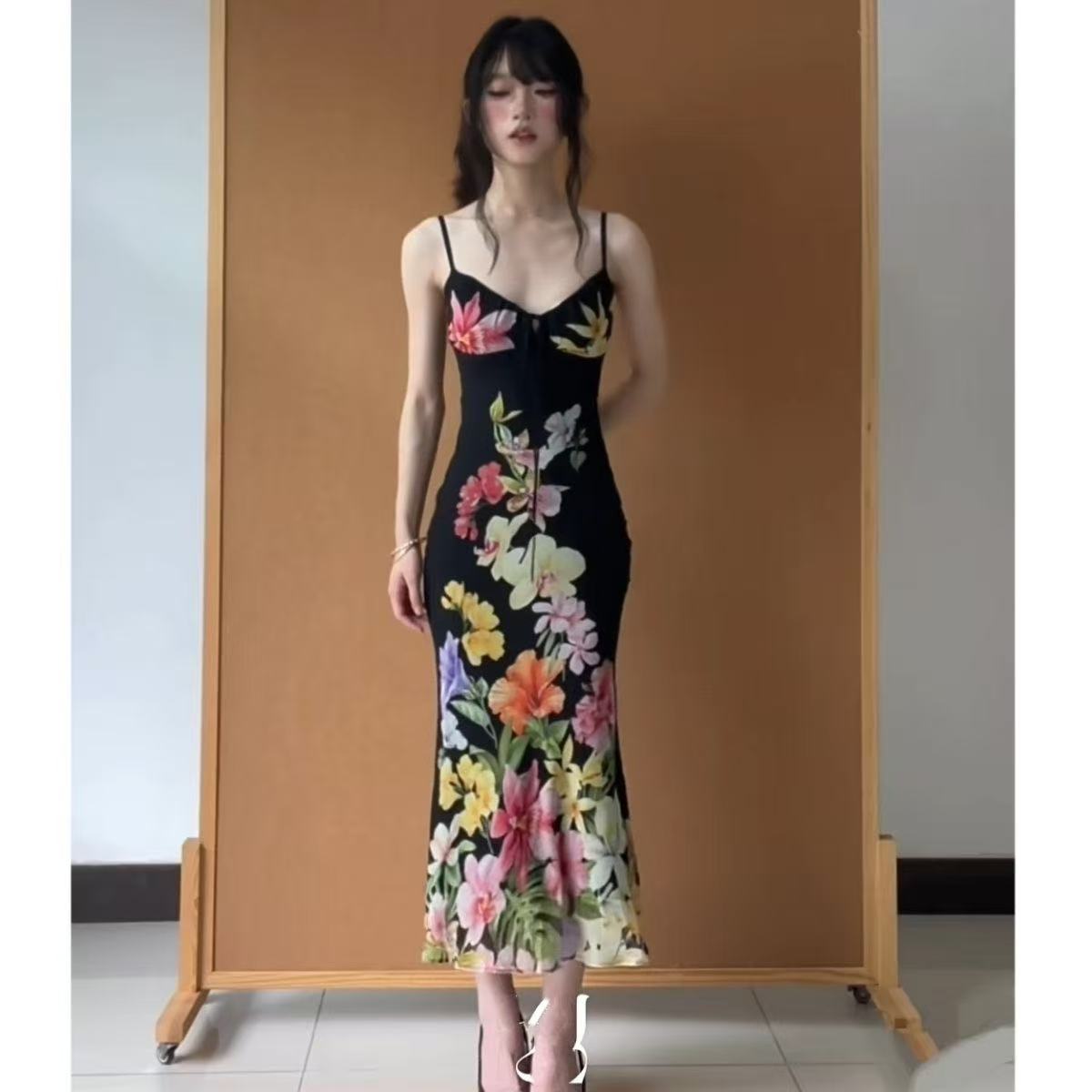 Vestido Halter Retro con Estam - Tropic Strap Vintage reseña y precio