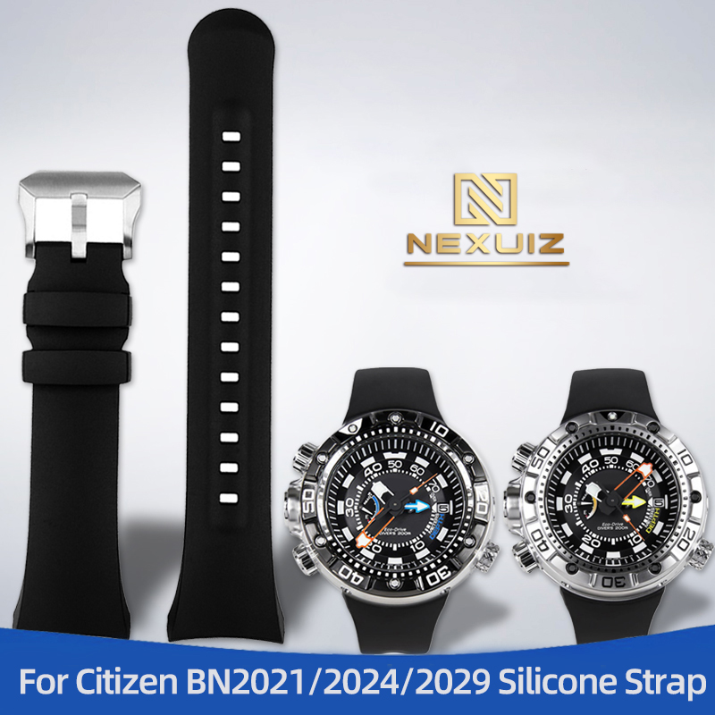 Correa de reloj de silicona cu - Citizen Watch Promaster reseña y precio