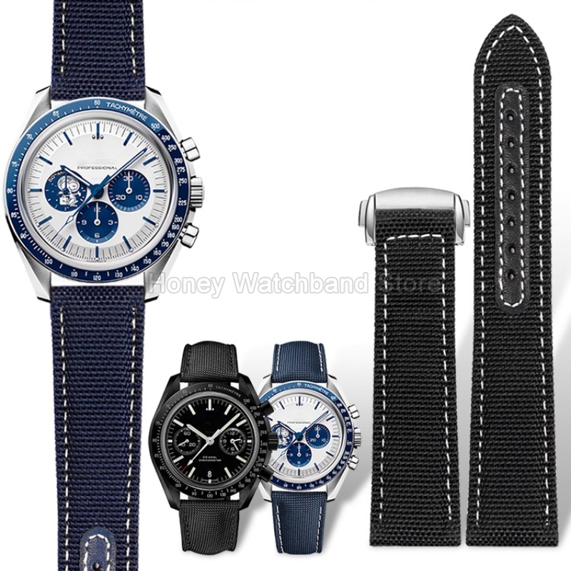 Correa de reloj de nailon resi - Omega Watch Speedmaster reseña y precio