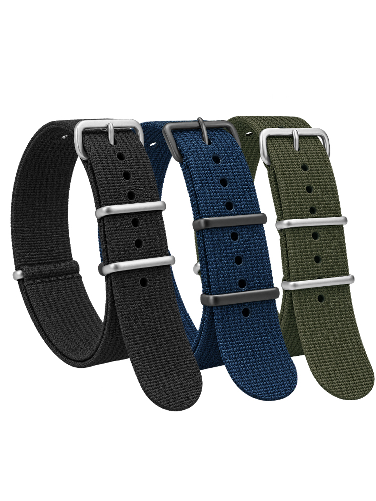 Correa de nailon acanalado par - Nato Strap Nylon reseña y precio
