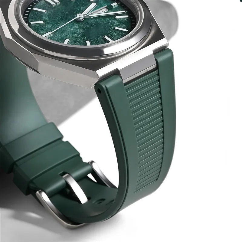 Correa de caucho fluorado 25*1 - Patek Philippe Watch Nautilus reseña y precio