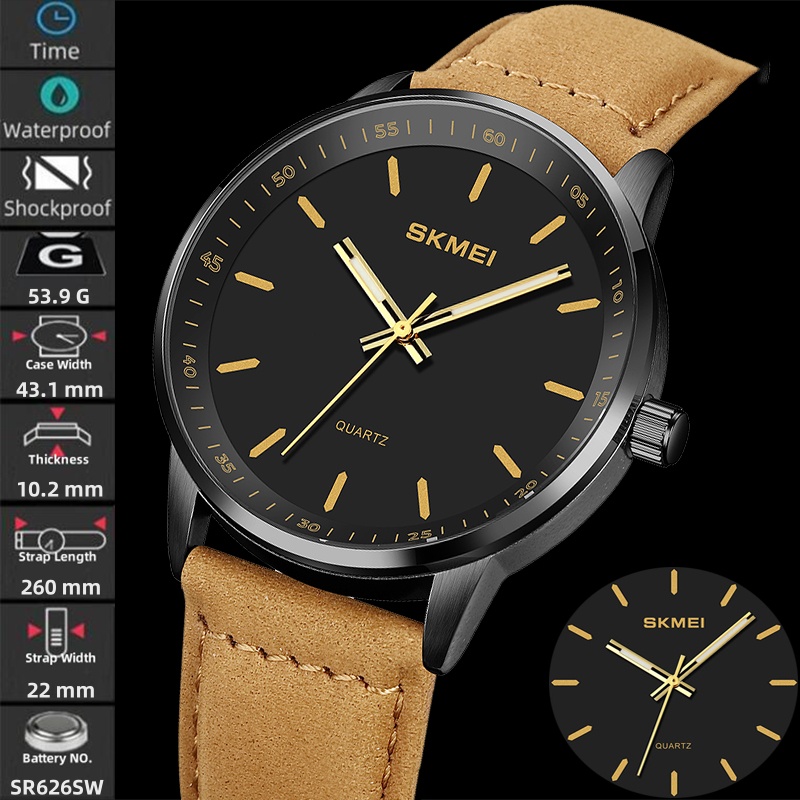 Relojes de cuarzo de marca Ori - Suede Strap Watch reseña y precio